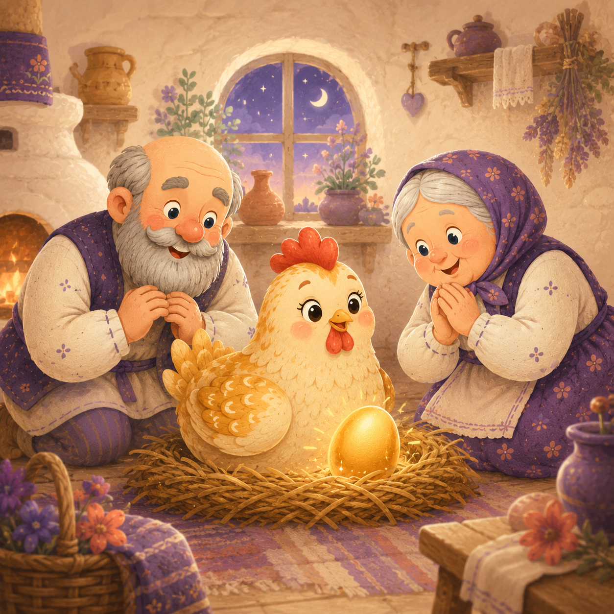 Ryaba the Speckled Hen story cover